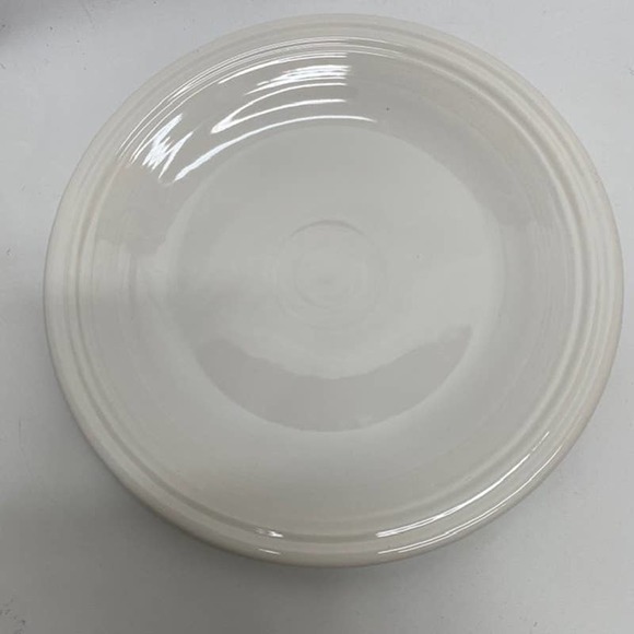 Fiestaware Dining Fiestaware White Plate 15 111c Poshmark